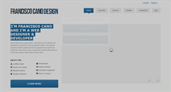 Desktop Screenshot of franciscocanodesign.com