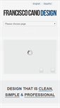 Mobile Screenshot of franciscocanodesign.com
